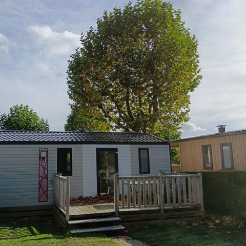Stacaravan 4 personen - Confort 24.7 m² - 2 slaapkamers + terras