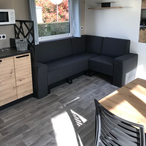 Stacaravan 4 personen - Confort 24.7 m² - 2 slaapkamers + terras