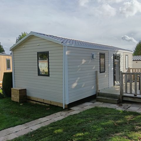 Stacaravan 4 personen - Confort 24.7 m² - 2 slaapkamers + terras