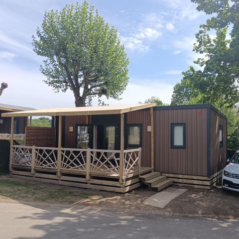Stacaravan 4 personen - Stacaravan Premium 32 m² - (2 kamers - 4 pers) + terras