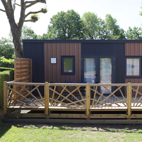 Stacaravan 4 personen - Stacaravan Premium 32 m² - (2 kamers - 4 pers) + terras