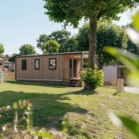 Stacaravan 4 personen - Confort 24.2 m² - 2 slaapkamers - Geïntegreerd terras