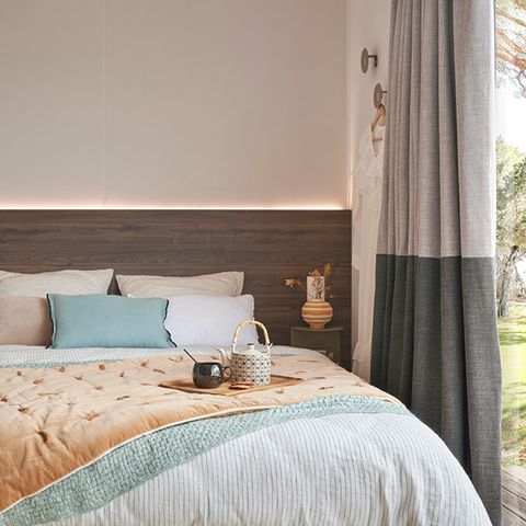Stacaravan 2 personen - NIEUW// Villa de la Rance Prestige 20m² - 1 slaapkamer - SPA - Overdekt terras