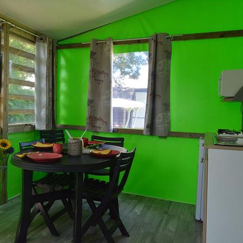 Glampingtent 4 personen - BALI 21m² - 2 kamers