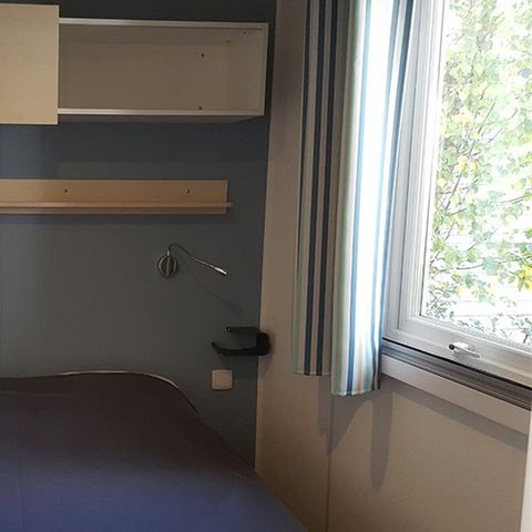 Stacaravan 2 personen - CAHITA 17m² - 1 kamer + overdekt terras