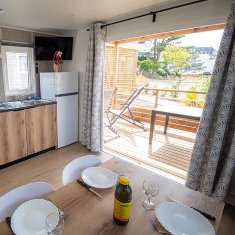 Stacaravan 3 personen - Stacaravan - 1 slaapkamer