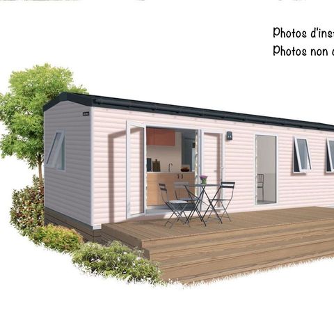 Stacaravan 6 personen -  31m² Premium ruimte