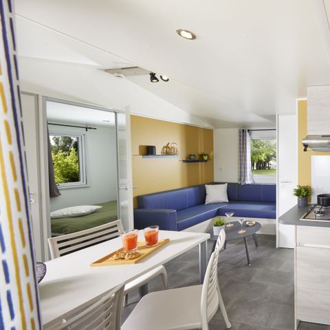 Stacaravan 4 personen - Loggia Premium, 29m² - Airconditioning