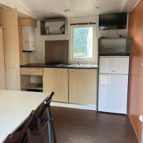 Stacaravan 2 personen - 05-Mobil-Home Standard 26m2 (2ch - 1/5 pers.) + TV + Airconditioning - prijs voor 2 personen