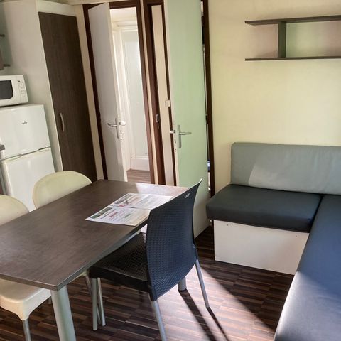 Stacaravan 2 personen - 08-Mobil-Home Confort 32m2 (2bed - 2/6 pers.) + TV + Airconditioning - prijs voor 2 personen