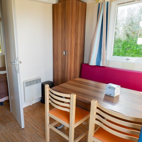 Stacaravan 2 personen - Comfort stacaravan - 16 m² - 1 slaapkamer zeezicht