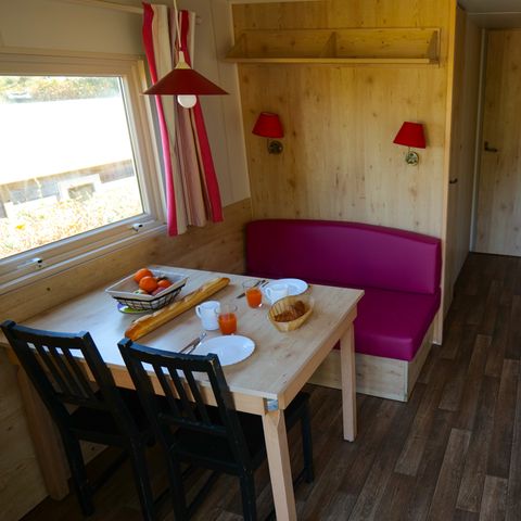 UNIEKE ACCOMMODATIE 4 personen - Roulotte - 20 m² - 2 slaapkamers zeezicht