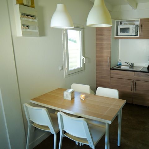 Chalet 4 personen - Comfort chalet - 28 m² - 2 slaapkamers