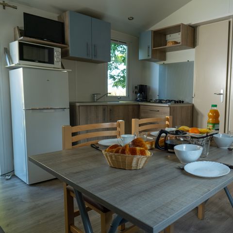 Stacaravan 4 personen - Comfort - 21 m² - 2 slaapkamers