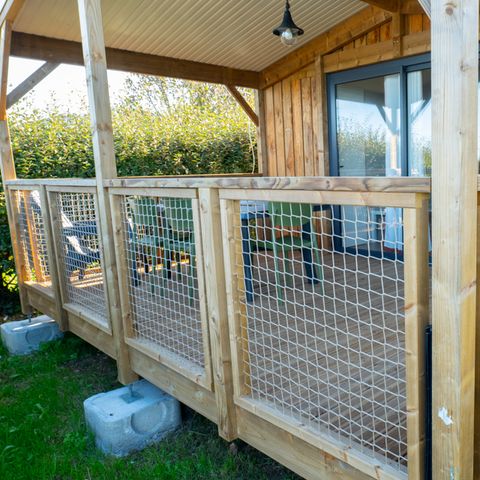 Chalet 4 personen - Premium - 27 m² - 2 slaapkamers - Zeezicht