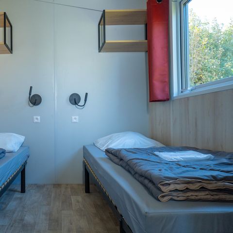 Chalet 4 personen - Premium - 27 m² - 2 slaapkamers - Zeezicht