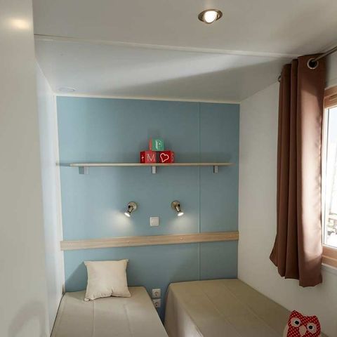 Stacaravan 4 personen -  Confort Logia Bay - 25m² - 2 kamers -