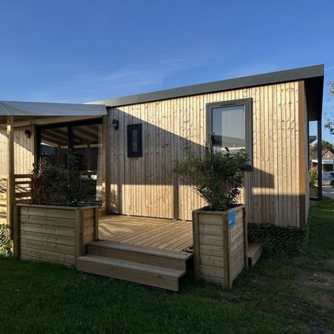 Stacaravan 4 personen - Premium 2 slaapkamers 2 badkamers 4 pers
