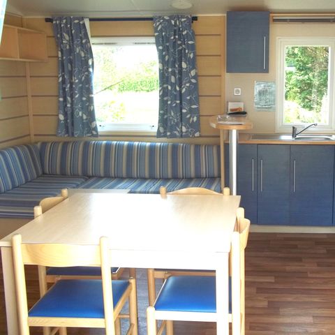 Stacaravan 6 personen - 3 slaapkamers - TV - BBQ