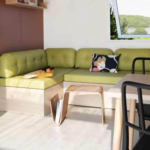 Stacaravan 4 personen - Comfort Plus: 2 slaapkamers, 2 badkamers