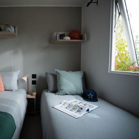 Stacaravan 6 personen - Comfort 3 slaapkamers