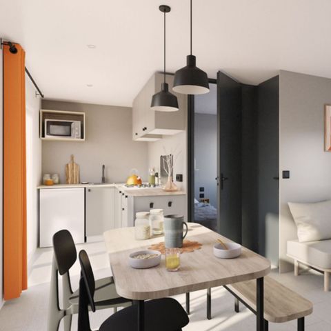 Stacaravan 4 personen - Comfort 2 slaapkamers