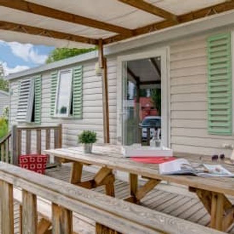 Stacaravan 7 personen - Cottage 6/7p 3ch ** (in het Frans)