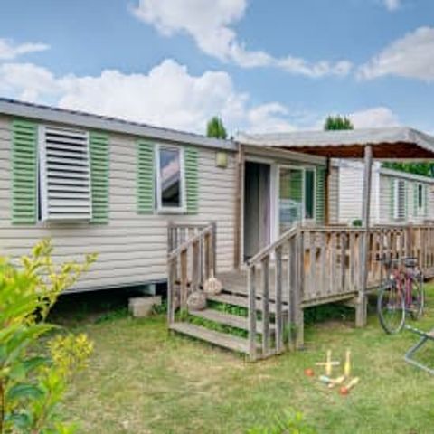 Stacaravan 7 personen - Cottage 6/7p 3ch ** (in het Frans)
