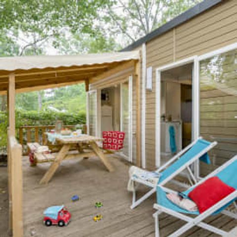 Stacaravan 7 personen - Cottage 6/7p 3ch met airconditioning ***