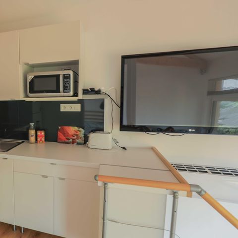 Appartement 4 personen - Flat Bellevue - Uitzicht op zee - Privé Jacuzzi - Airconditioning en TV