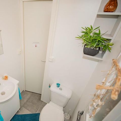 Stacaravan 4 personen - Stacaravan Provence Sérénité 25 m² - Privé jacuzzi - 3 kamers - 2 slaapkamers - Airconditioning