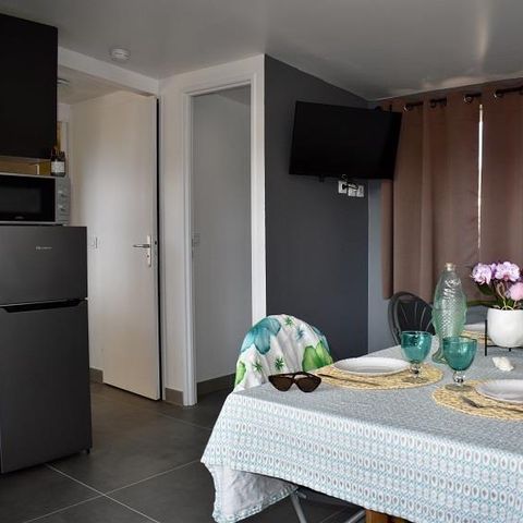 Appartement 4 personen - Flat Eucalyptus 30 m² - 3 kamers - 2 slaapkamers - Airconditioning en TV
