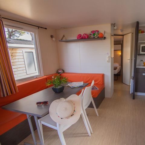 Stacaravan 4 personen - Stacaravan Marina Sérénité 22 m² - 3 kamers - 2 slaapkamers - Airconditioning