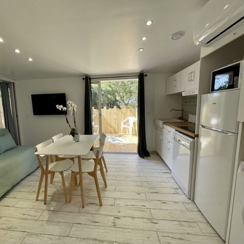 Appartement 4 personen - Glycines 36 m² - 3 kamers - Airconditioning + TV