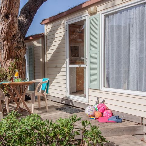 Stacaravan 2 personen - P'tit Marina 16 m² - 2 kamers - 1 slaapkamer