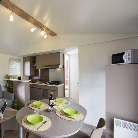 Stacaravan 6 personen - 3 slaapkamers
