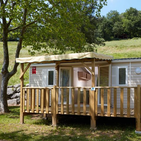 Stacaravan 6 personen - 3 slaapkamers