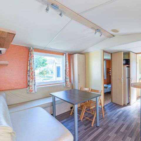 Stacaravan 4 personen - Klassiek 2 slaapkamers met uitzicht op het meer