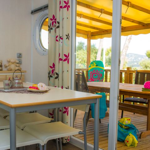 Stacaravan 8 personen - Verhuur stacaravan CONFORT - 3 slaapkamers