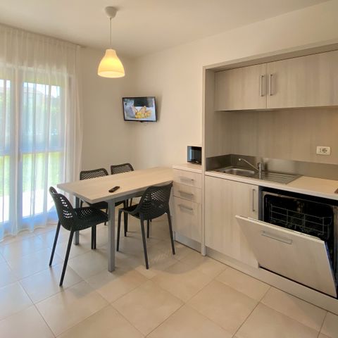 Appartement 6 personen - COMFORT (begane grond met klein terras)