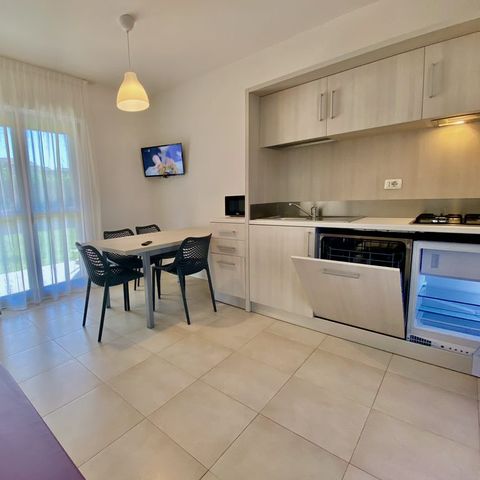 Appartement 6 personen - COMFORT (begane grond met klein terras)