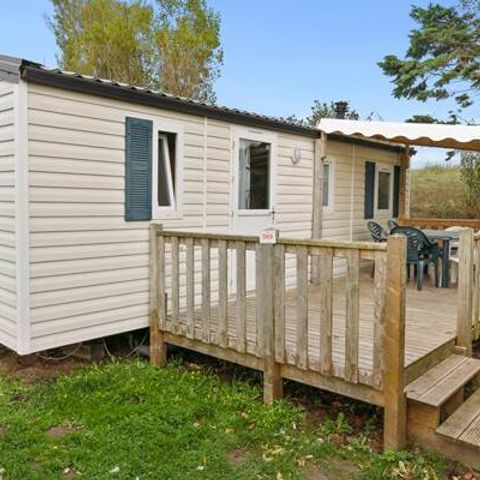 Stacaravan 6 personen - Stacaravan | Klassiek | 3 Slaapkamers | 6 Pers. | Verhoogd terras | Airconditioning.