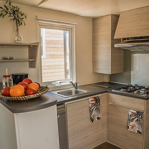 Stacaravan 8 personen - CASITA CEREZA - 40m² - 3 Slaapkamers
