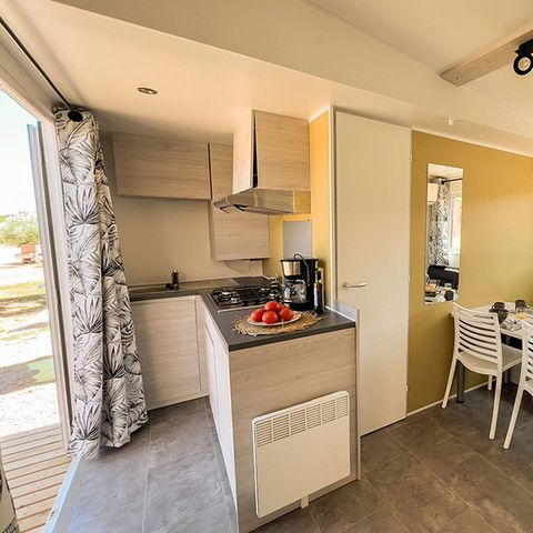 Stacaravan 4 personen - CASITA NARANJA - 26m²- 2 kamers