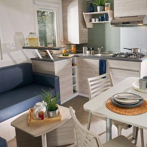 Stacaravan 6 personen - CASITA TOMILLO - 32m²- 3 kamers