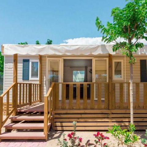 Stacaravan 6 personen - CASITA TOMILLO - 32m²- 3 kamers