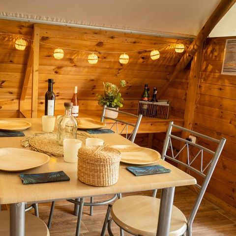 UNIEKE ACCOMMODATIE 4 personen - ECOTIPI - 32m²- 1 kamer