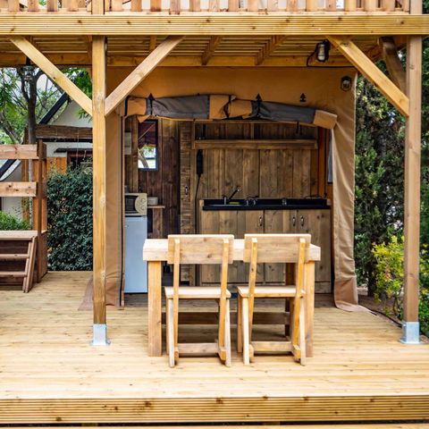 LODGE 2 personen - LUNA LODGE - 15m²- 1 kamer