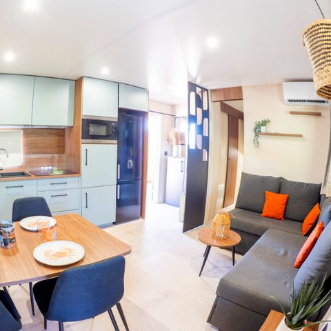 Stacaravan 6 personen - TROPISCHE TOSCANA GOUD - 36m² - 2 Slaapkamers