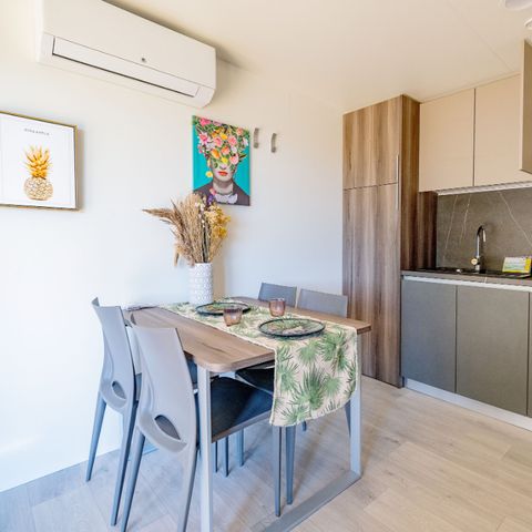 Stacaravan 4 personen - TROPISCHE TOSCANA VIP - 36m² - 2 Slaapkamers - 2 Badkamers